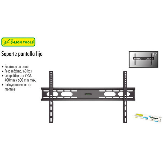 SOPORTE PARA PANTALA FIJO 30" A 65"