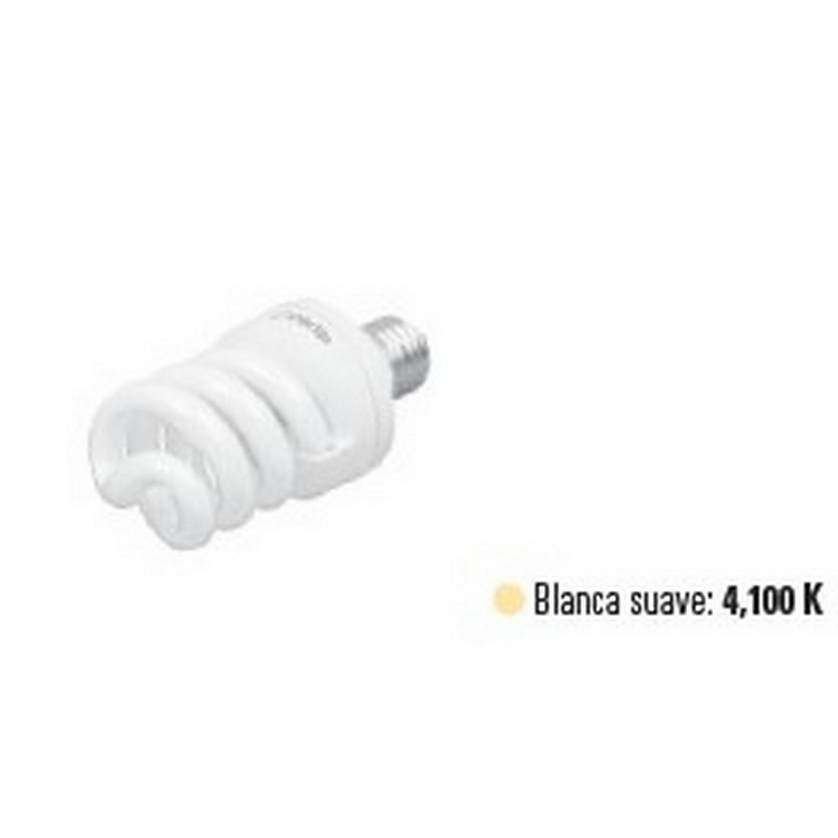FOCO ESPIRAL 24 W LUZ DE DIA