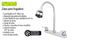 MEZCLADORA FREGADERO CUELLO FLEXIBLE