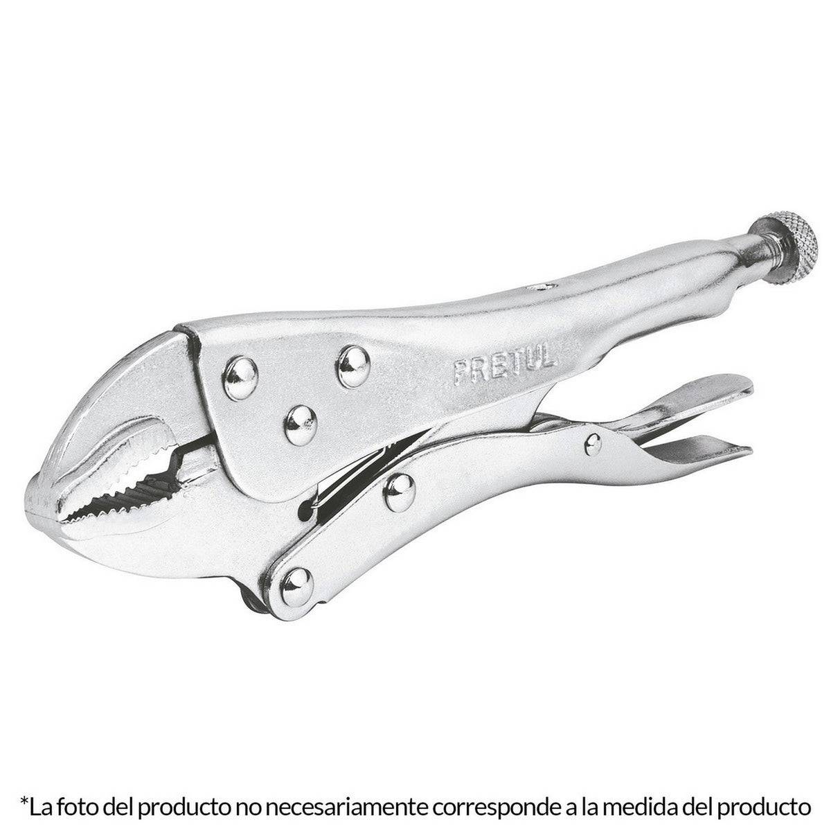 PINZA DE PRESION MORDAZA CURVA 5"