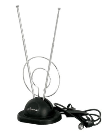 ANTENA CONEJO CON BASE CABLE COAXIAL