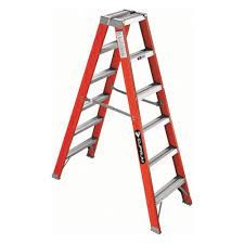 ESCALERA TIJERA DOBLE FIBRA VIDRIO 1.82m