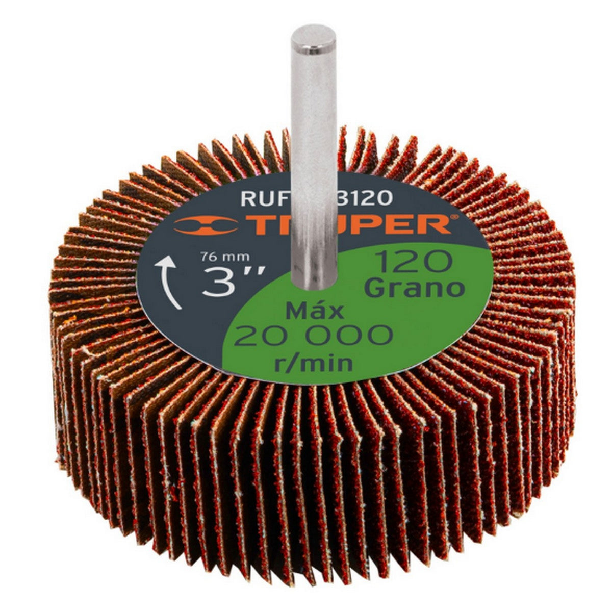 RUEDA FLAP DE 3" GRANO 120