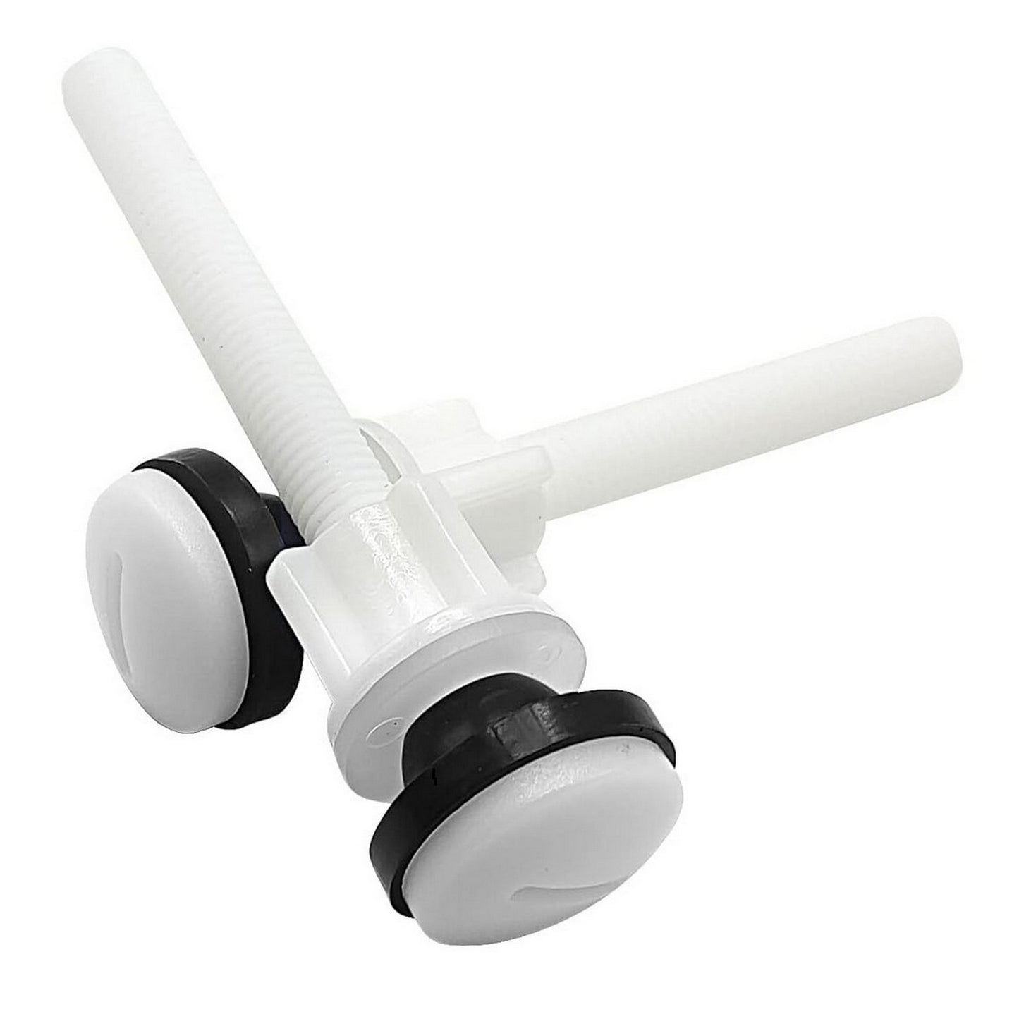 TORNILLO P/WC PLASTICO JUEGO CON 2 pz