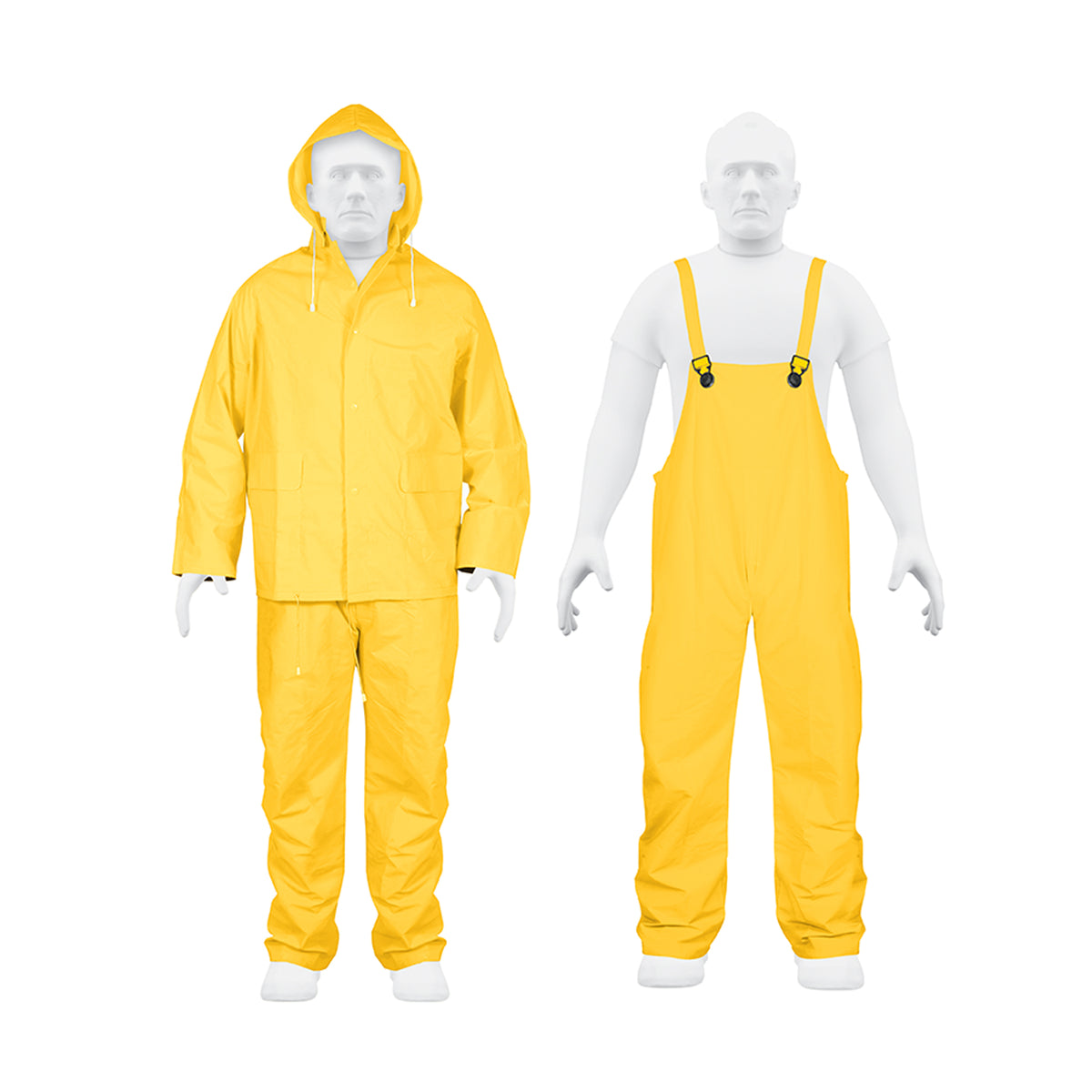 IMPERMEABLE 2 pz AMARILLO EXTRA GRANDE