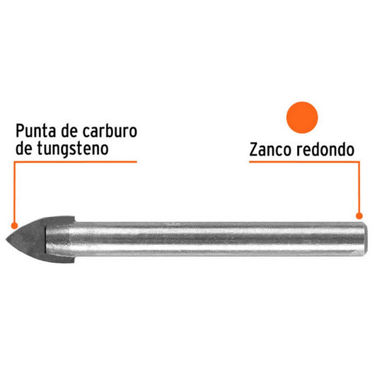 BROCA PARA VIDRIO Y AZULEJO 1/2"