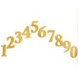 NUMERO 0 DORADO