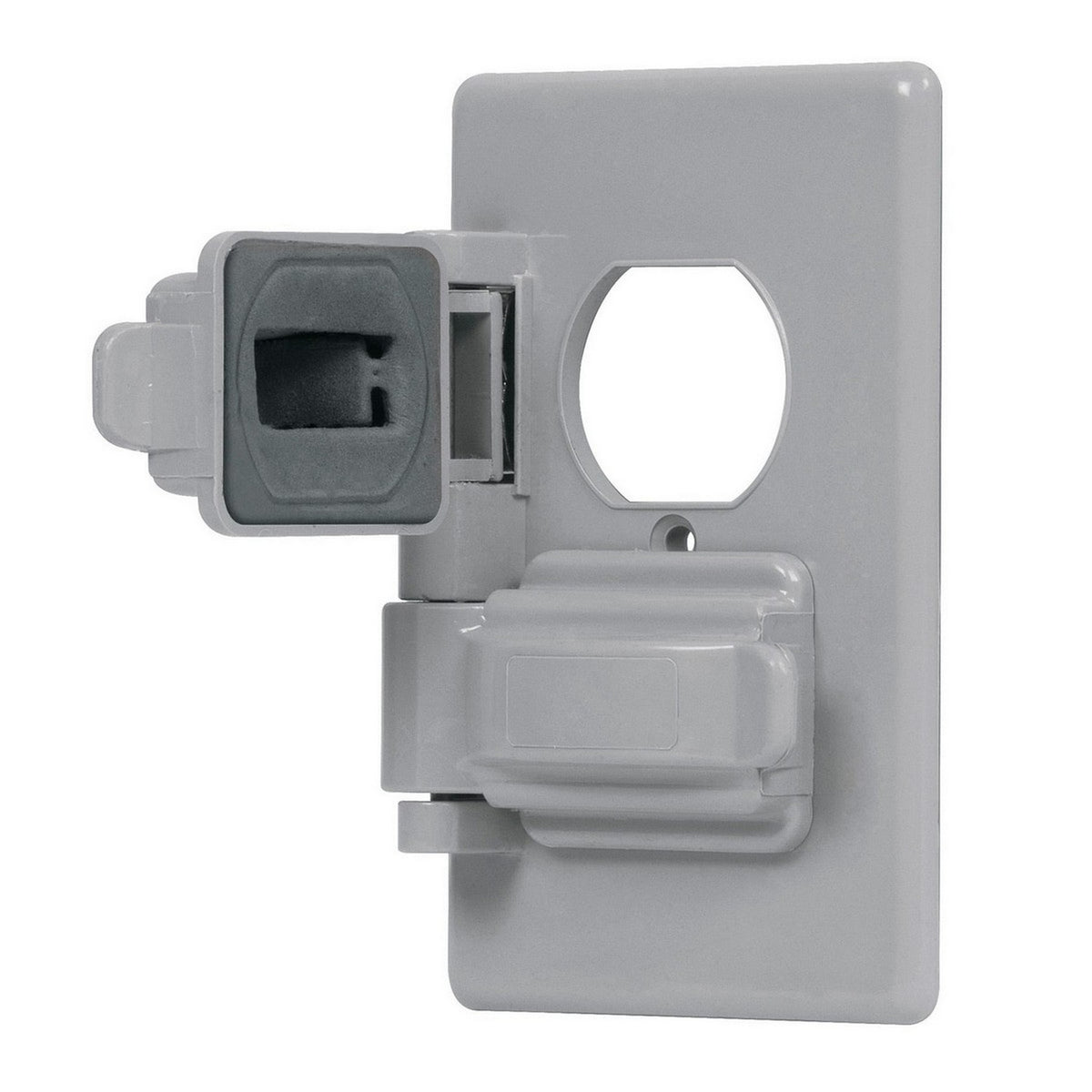 PLACA DOBLE P/INTEMPERIE PLASTICO