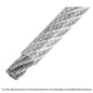 METRO CABLE DE ACERO RIGIDO C/PVC 1/4"