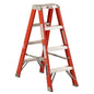 ESCALERA TIJERA DOBLE FIBRA VIDRIO 1.22m