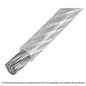 METRO CABLE DE ACERO RIGIDO C/PVC 3/16"