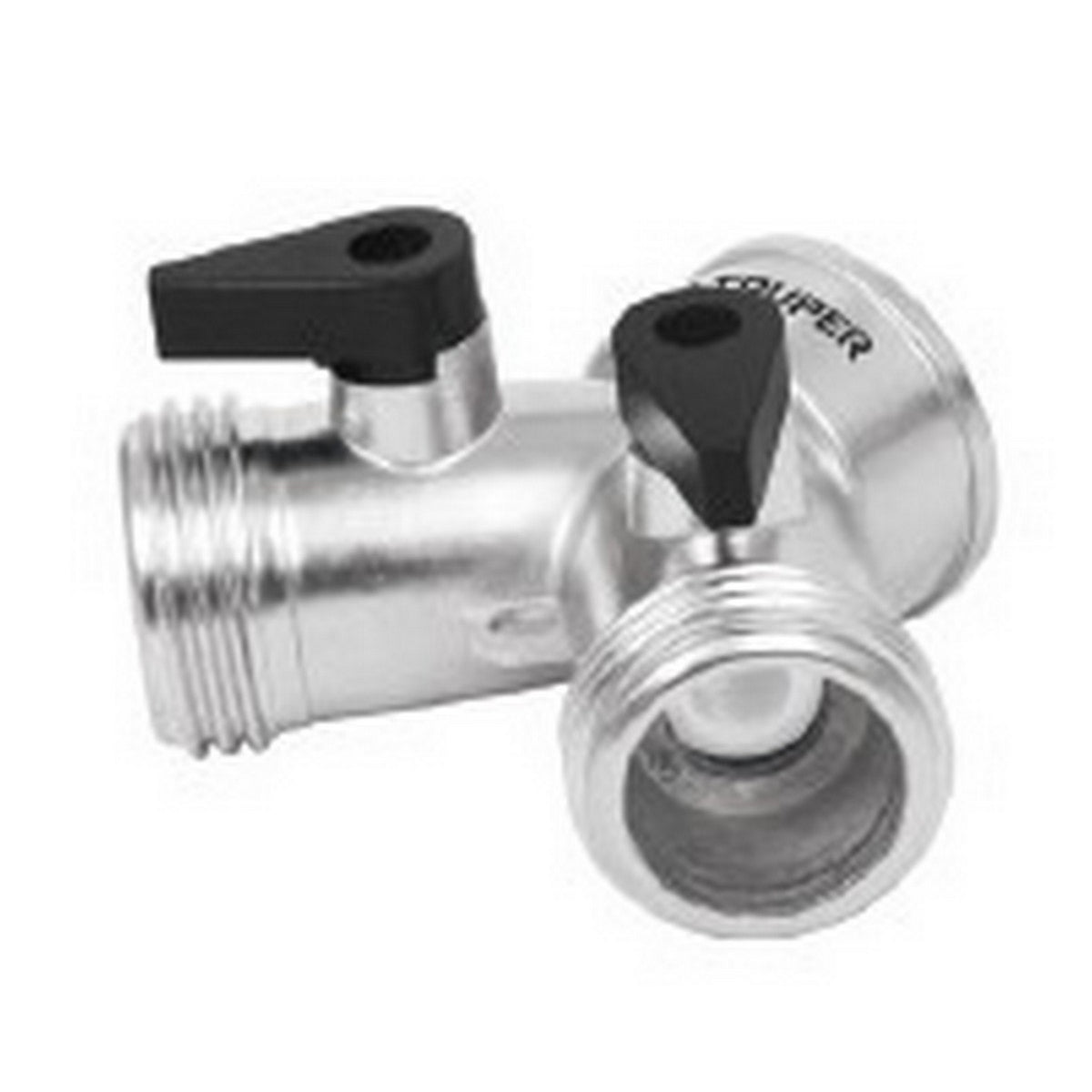 CONECTOR "Y" DE ALUMINIO ENTRADA 3/4"