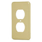 PLACA DUPLEX ALUMINIO DORADA