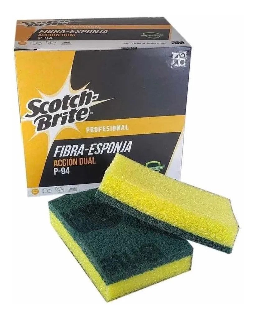 FIBRA CON ESPONJA 120 x 80 mm