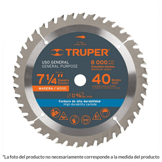 SIERRA PARA MADERA 7 1/4" 24 DIENTES