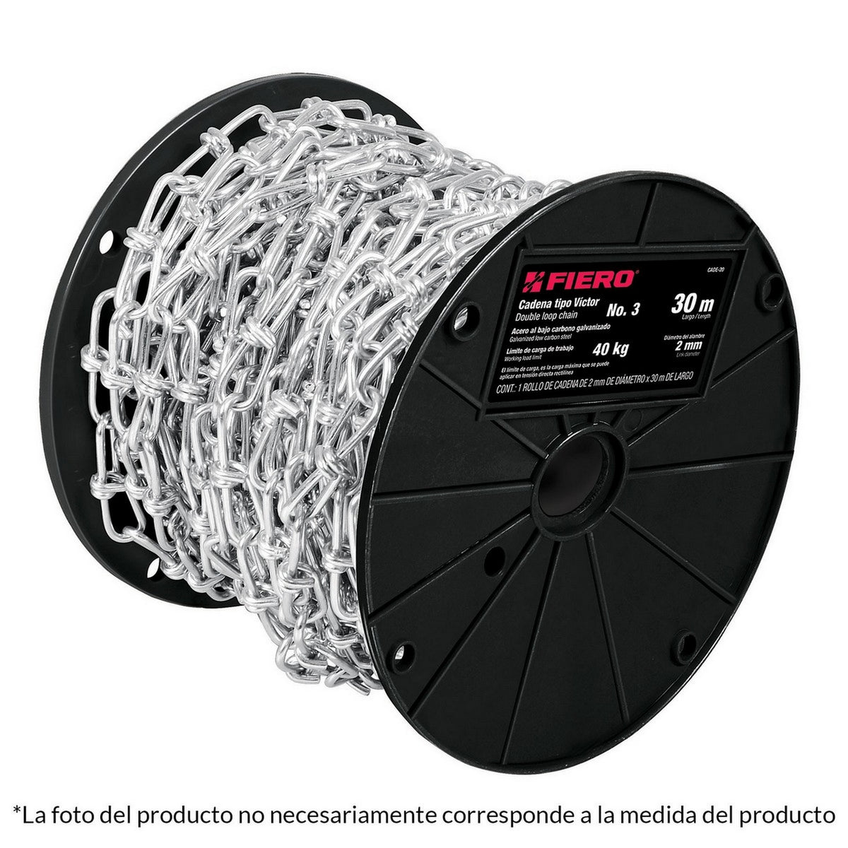 METRO CADENA TIPO VICTOR 2.3 mm