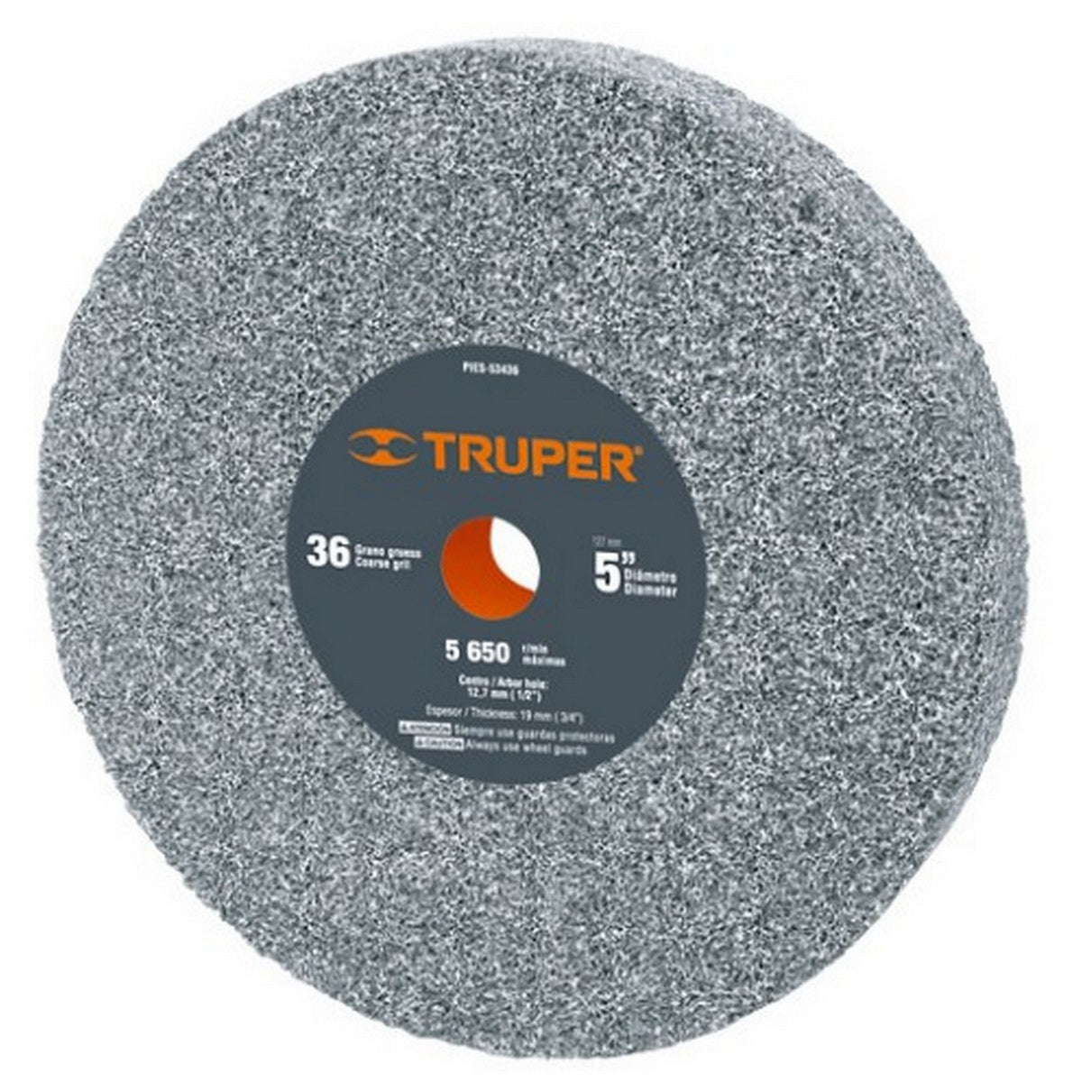 RUEDA ABRASIVA P/ESMERIL 5 x 3/4" G 36
