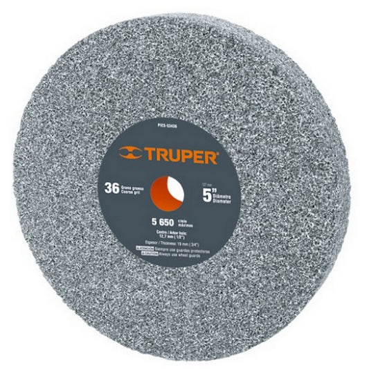 RUEDA ABRASIVA P/ESMERIL 5 x 3/4" G 36