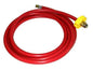 MANGUERA ROJA C/PIGTAIL 3 m SAL QUEMADOR