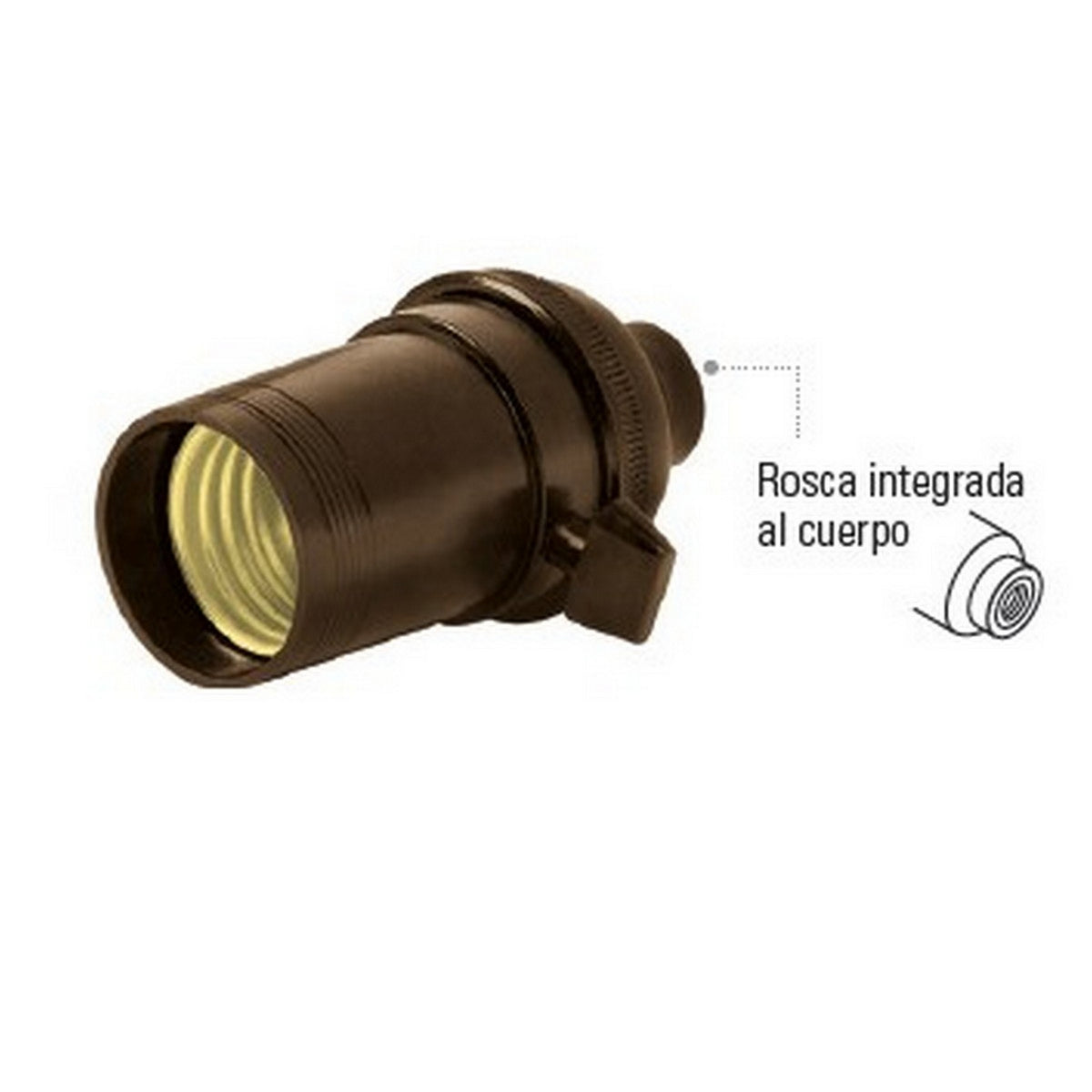 PORTALAMPARA CON INTERRUPTOR DE LLAVE