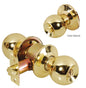 CERRADURA RECAMARA POMO LATON BRILLANTE