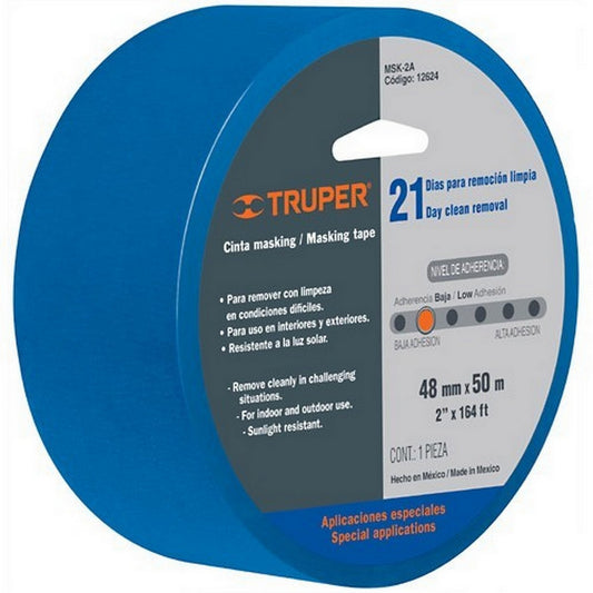 CINTA MASKING TAPE AZUL 3/4" X 50 M