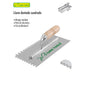 LLANA 10 REM 11" X 5" DENT CUADRA MADERA