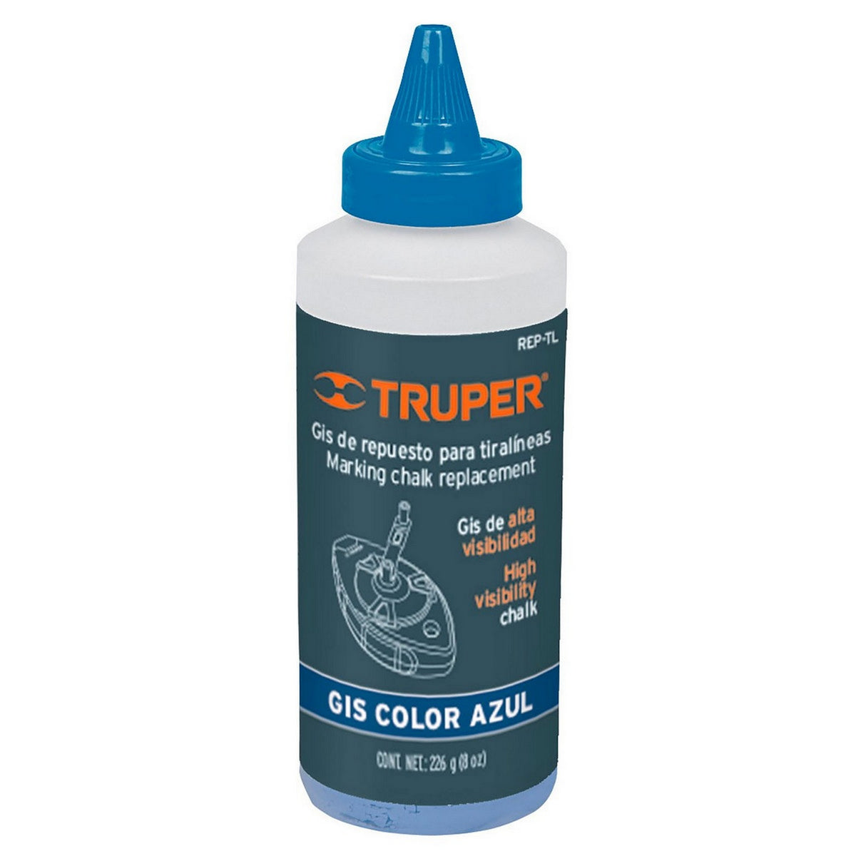 GIS PARA TIRALINEAS COLOR AZUL 8oz