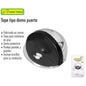 TOPE PARA PUERTA TIPO CATARINA CROMO