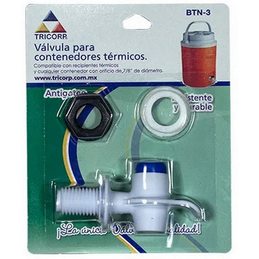VALVULA BLANCA BOTON ROJO P/TERMOS