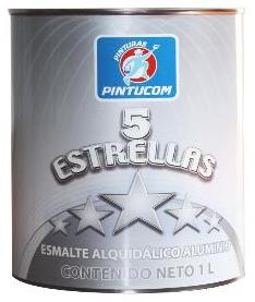 PINTURA ESMALTE ALUMINIO 1/2 L