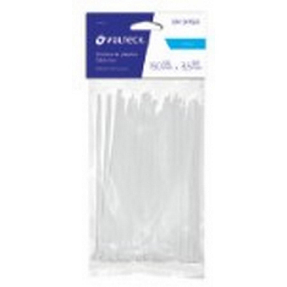 CINCHO PLASTICO NATURAL 200x2.5mm 100pz