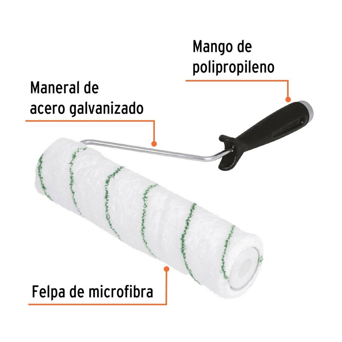 RODILLO PARA PINTAR 9" DE MICROFIBRA