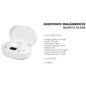 AUDIFONOS INALAMBRICOS BLANCO IN-EAR