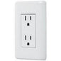 CONTACTO DUPLEX 2 POLOS + TIERRA BCO