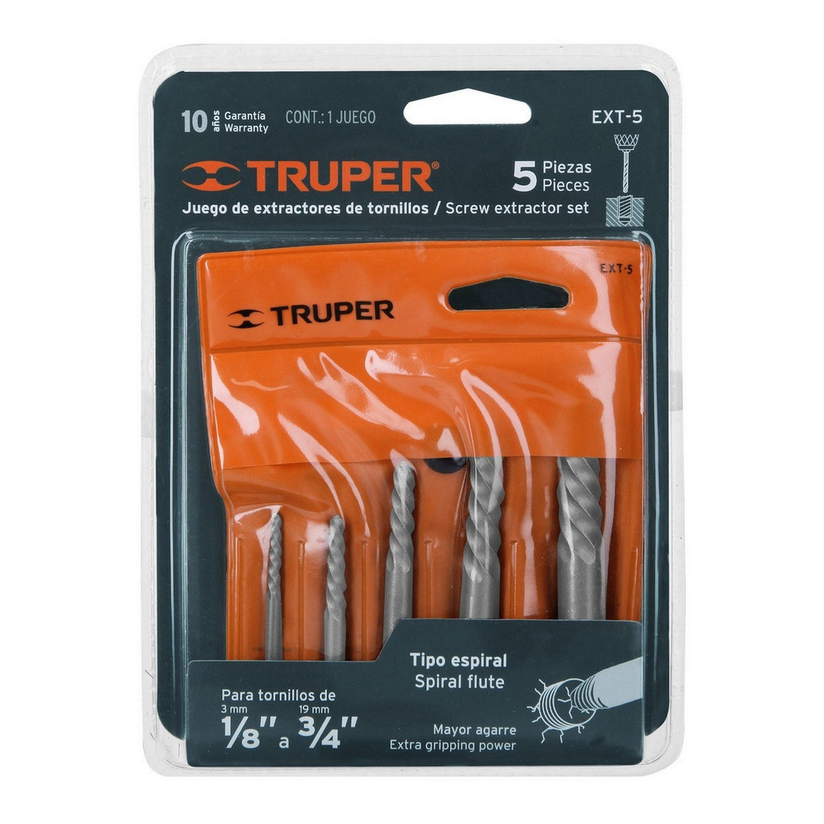 JGO DE 5 PZ EXTRACTOR DE TORNILLOS