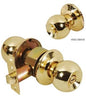 CERRADURA BAÑO POMO LATON BRILLANTE