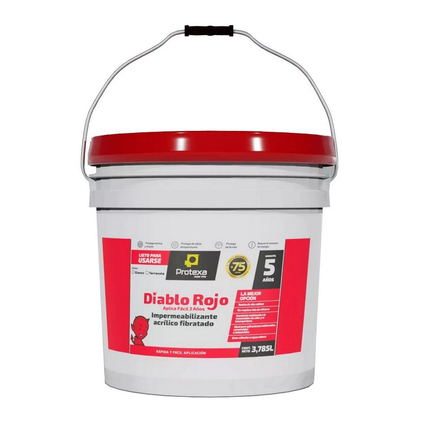 IMPER. DIABLO ROJO ACRILICO 5A ROJO 3.8L