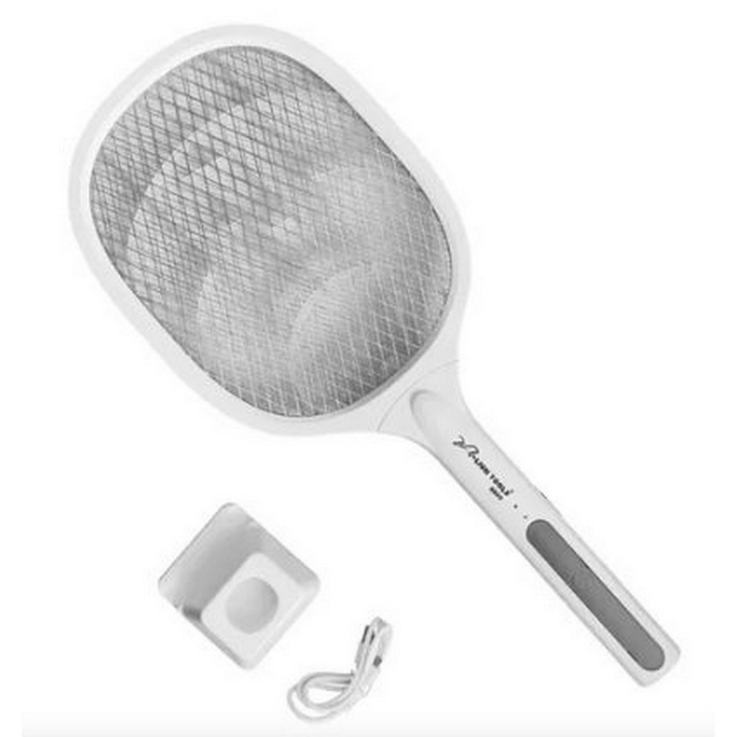 RAQUETA MATA MOSQUITOS RECARGABLE C/BASE