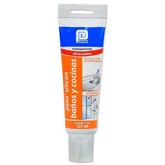 SILICON BAÑOS Y COCINAS TRANSP. 125 ml