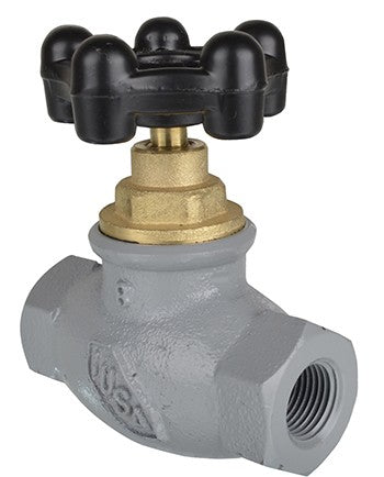 VALVULA DE GLOBO 1" ROSCABLE PARA GAS