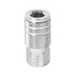 COPLE RAPDO ACERO CROMADO 1/4" HEMBRA