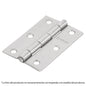 BISAGRA RECTANGULAR ACERO PULIDO 3"