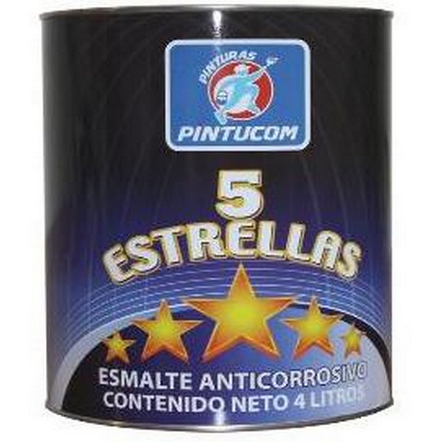PINTURA ESMALTE NEGRO BRILLANTE 4 L
