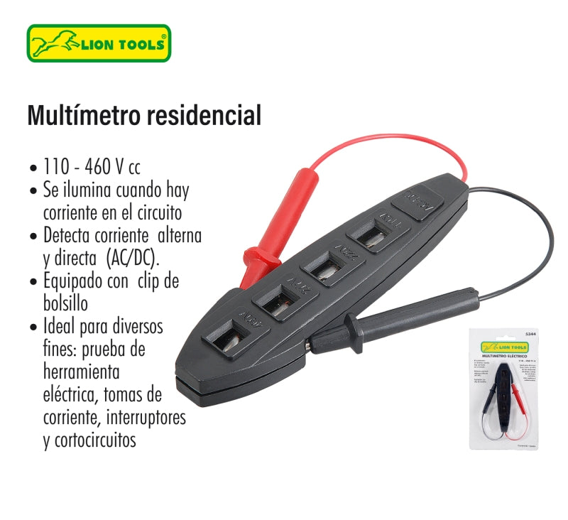 MULTIMETRO ELECTRICO RESIDENCIAL