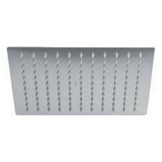 REGADERA A.INOX. CUADRADA DE 10" S/BRAZO