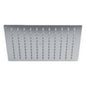 REGADERA A.INOX. CUADRADA DE 10" S/BRAZO