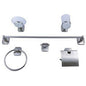 JGO DE ACCESORIOS P/BAÑO ACERO INOX. 6pz