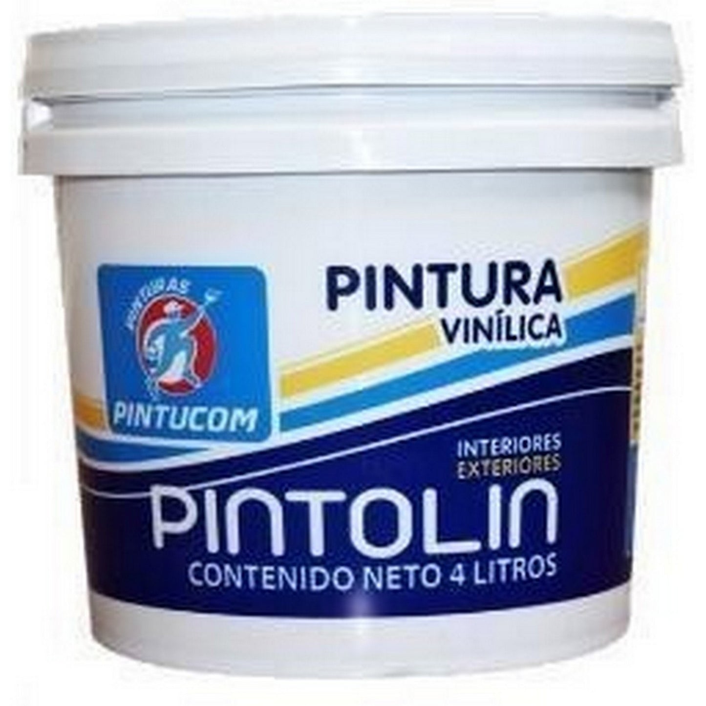 PINTURA VINILICA AZUL CARIBE 4 L