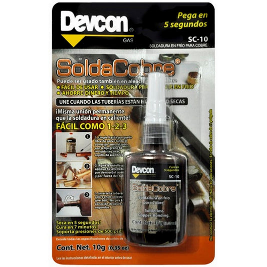SOLDADURA EN FRIO PARA COBRE 10 ml